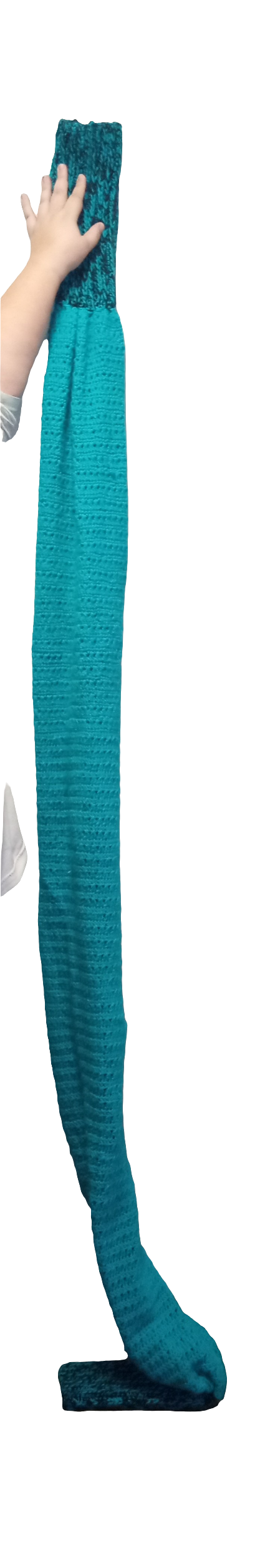 Handmade sweater scarves crocheted