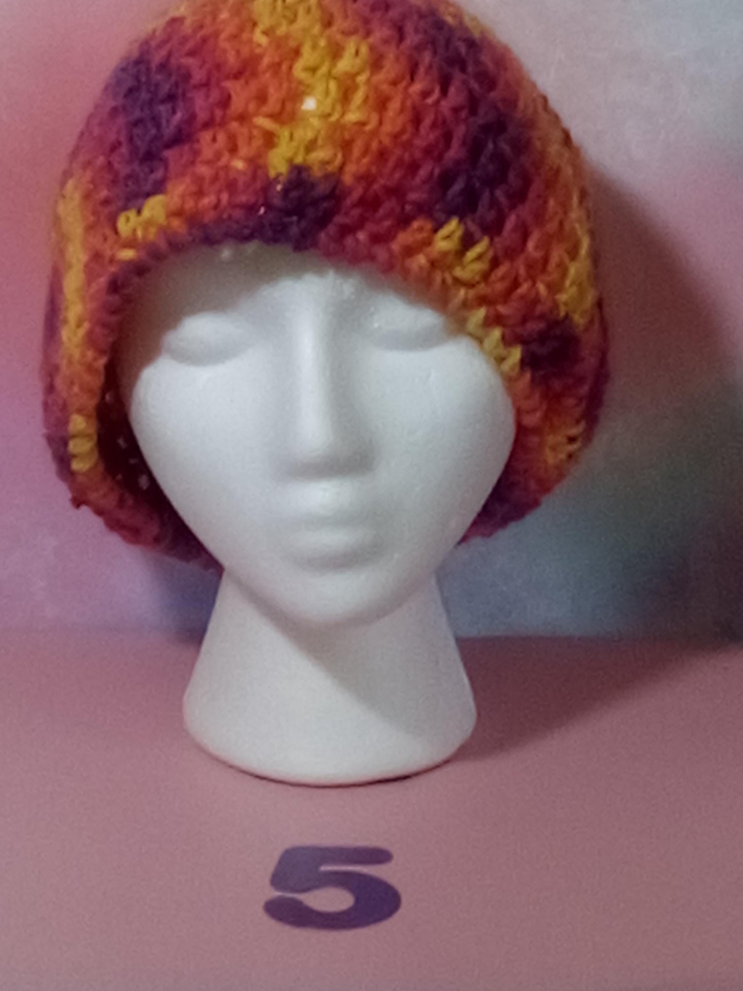 Crocheted Fall Hat: Handmade Harvest Halo - Autumn Tones
