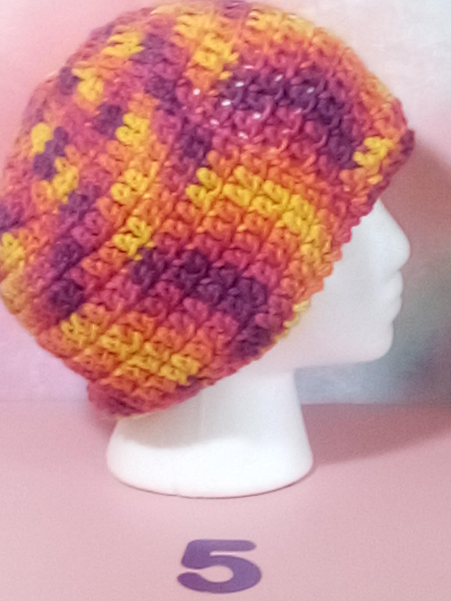 Crocheted Fall Hat: Handmade Harvest Halo - Autumn Tones