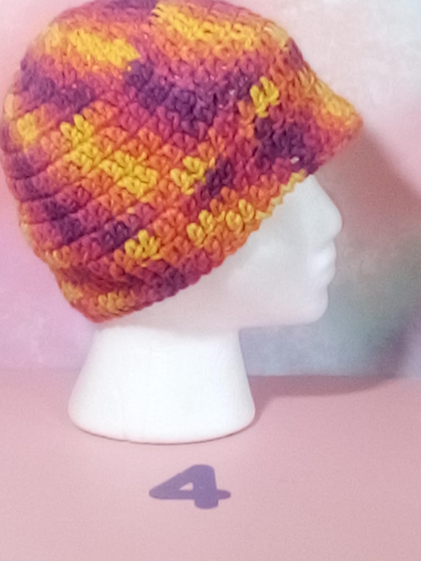 Crocheted Fall Hat: Handmade Harvest Halo - Autumn Tones
