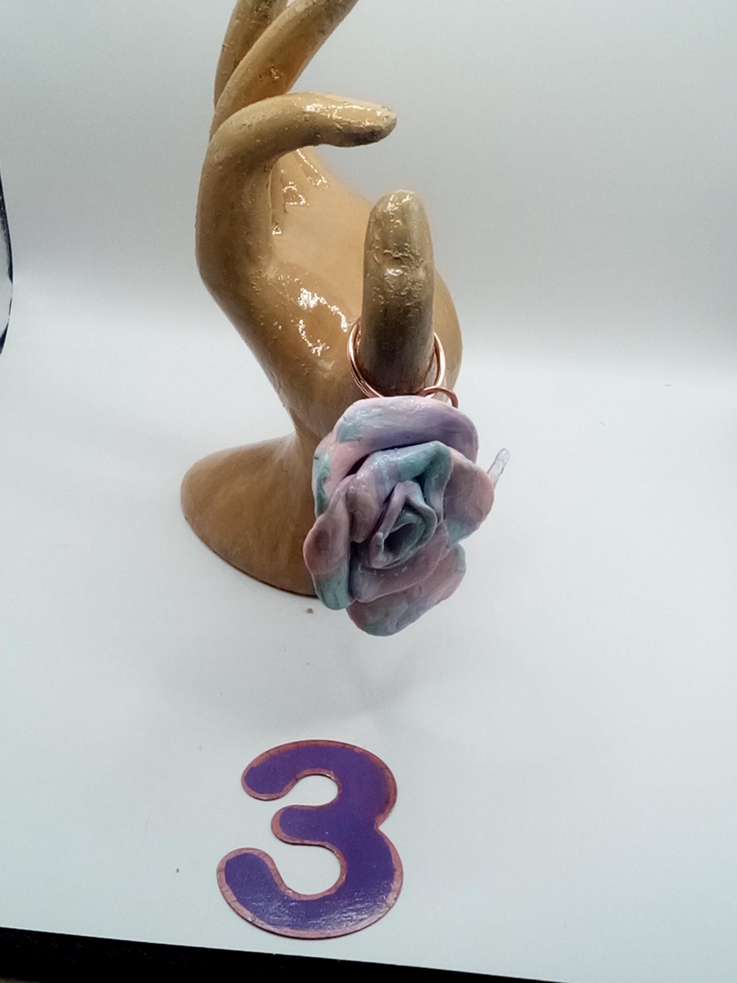 Mystic marble keychains
