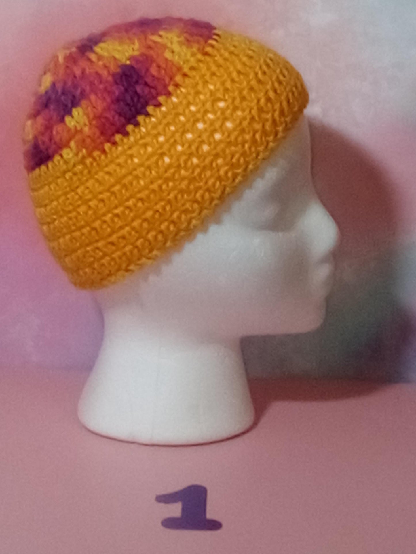 Crocheted Fall Hat: Handmade Harvest Halo - Autumn Tones